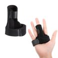 thumbnail image 4 of QualitChoice Fingers Splint Brace Simple Protective Gear Hands Stabilization Protector Adjustable Trigger Support Corrector Stabilizer Tool Black 5Set, 4 of 6