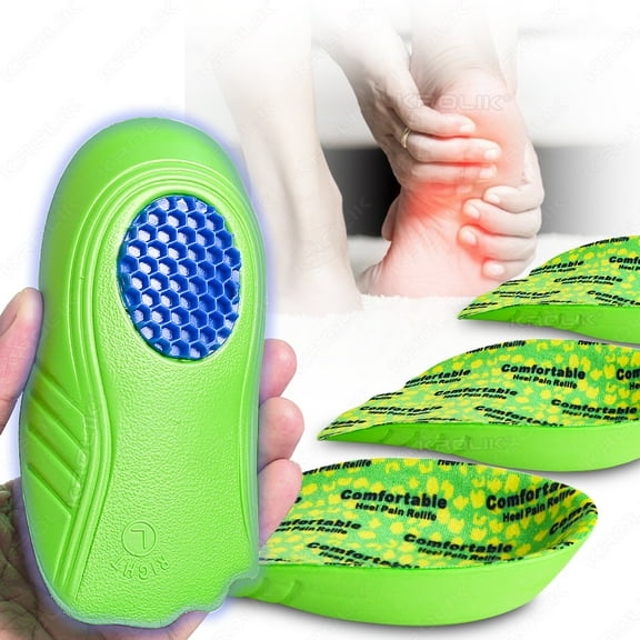 Orthopedic Insoles For Plantar Fasciitis Flat Feet Arch Support Insoles Running Shoe Comfortable Shock Absorbing Sneaker Sole