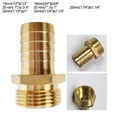 thumbnail image 5 of 2x Solid BRASS Hose Tail Connector to Male For BSP Thread Pond Pool HosePipe Adapter 1/2Inch Male X 12Mm Smile Home, 5 of 8