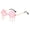 Pink, variant on Rimless Cloud Sunglasses For Women Trendy Disco Festival Glasses Vintage 90s Sunglasses Funny Cloud BLUE Halloween