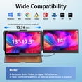 thumbnail image 3 of Monitor extensor de pantalla para portátil BOSII 14 pulgadas FHD 1080P IPS, 3 of 6