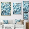 thumbnail image 4 of Designart "Focused Blue Op Art A Visual Journey I" Abstract Canvas Print, 4 of 5