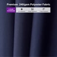 thumbnail image 4 of Parasol Déporté Carré 10 Pieds X 10 Pieds avec Base, Rotation à 360 Degrés et 8 Nervures en Métal Robuste pour Jardin, Terrasse, Piscine, Beige, 4 of 7