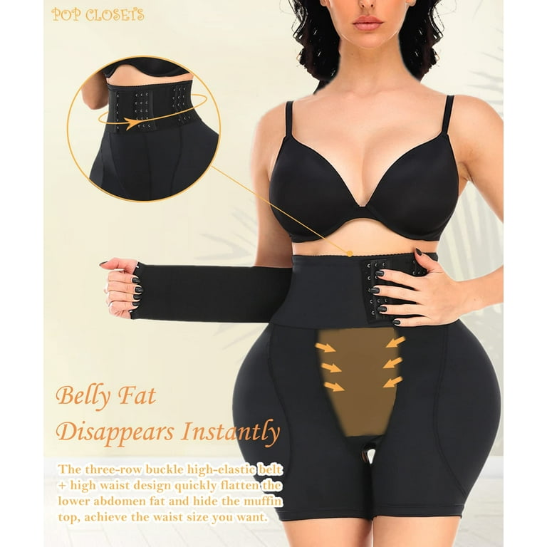 Waist trainer for Women with Butt Lifter Shorts - Removable Snatch