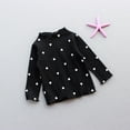 thumbnail image 1 of Wuffmeow Girl Long Sleeve Dot Print Baby Girl T-Shirt Top, 1 of 3