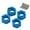 Blue, variant on 4X 1/24 RC Car Wheel Hex Adaptor Spare Parts Extension Hex Hub Adapter for FMS 1/24 Fcx24