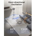 thumbnail image 5 of Dreo Pedestal Fan with Smart Control, 40-44" Adjustable Height, DC Quiet Fans for Bedroom, 120°+85° Omni-Directional Oscillating Fan, 100ft Airflow, 10 Speeds, 6 Modes, 12H Timer, 23db, Wi-Fi/Voice, 5 of 5