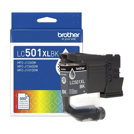 Brother Genuine LC501XLBK High Yield Black Ink Cartridge
