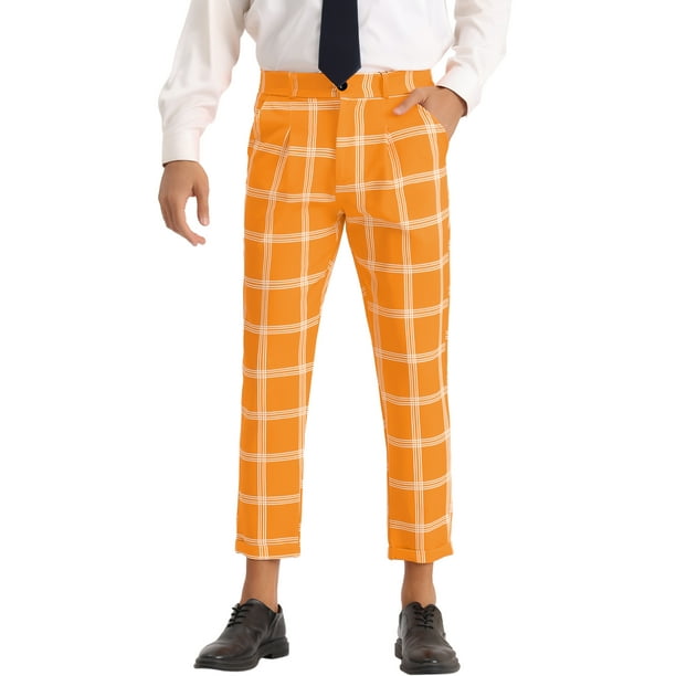 Colorful store plaid pants