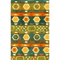 thumbnail image 2 of Biscardi, Nicholas 10x14 Gold Ornate Wood Framed with Double Matting Museum Art Print Titled - Southwest Design II, 2 of 4
