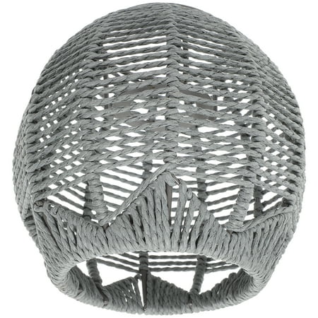 

1pc Home Lighting Rattan Lamp Cover Handmade Woven Chandelier Retro Lampshade