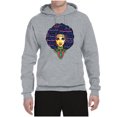 thumbnail image 2 of Wild Bobby Loyal Strong Beautiful Black Queen Black Pride Unisex Graphic Hoodie Sweatshirt, Heather Grey, XX-Large, 2 of 6