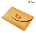 thumbnail image 3 of Mini Sobres, 24 Paquetes Corazón Broche Pequeños Artículos Almacenamiento Lindo Presente Tarjeta Soporte para Boda Saludo Fiesta, Naranja, 3 of 6