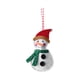 thumbnail image 2 of xihome Juego de adornos navideños de tela no tejida con diseños de copos de nieve para decorar el rbol, adornar regalos y para manualidades festivas., 2 of 6