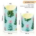 thumbnail image 4 of Watercolor Christmas Trees Colorful Bows Flickering Flameless Candles with Remote Timer Battery Operated LED Tealight Set of 2 S, 4 of 8