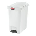 thumbnail image 1 of Rubbermaid 1883556 Slim Jim 8-Gallon Plastic Garbage Can, Step-On Front Pedal, 1 of 3