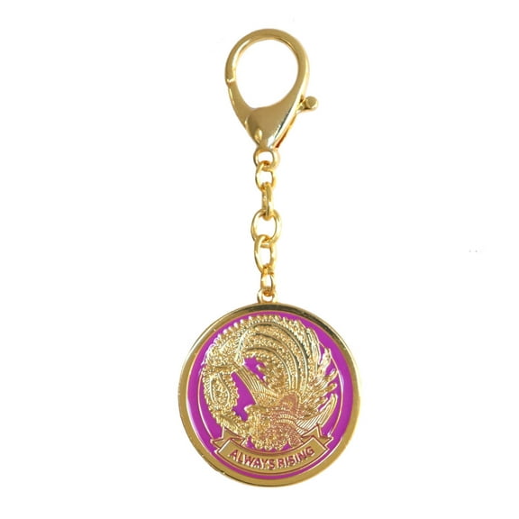 Feng Shui Majestic Phoenix “Always Rising†Amulet Keychain