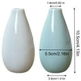 thumbnail image 3 of ZMKIAG Ceramic Vase, Small Ceramic Vases, Flower Vase for Minimalist Decor,Perfect for Living Room,Shelf,Table,Bookshelf,Mantel and Entryway Decor Vases, 4 inchs, 3 of 3