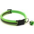 thumbnail image 1 of 2 Piezas Collar de Gato Reflectante con Campana, Collares de Seguridad Ajustables para Recién Nacidos para Cachorros o Gatitos Collares Verde JM, 1 of 5