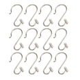thumbnail image 5 of Utopia Alley HK25BN Rust Resistant Shower Curtain Hooks Rings for Bathroom, Brushed Nickel - Set of 12, 5 of 10