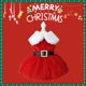 thumbnail image 1 of Ropa de Navidad para perros, vestido para cachorros pequeños, cintura con lazo, disfraz para mascotas, vestido de princesa para fiesta de Navidad, falda para cachorros, 1 of 4