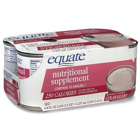 Equate Nutritional Drink, Strawberry