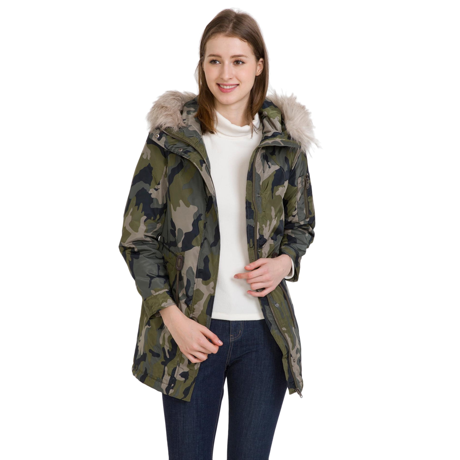 womens padded coat size 18