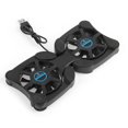 thumbnail image 4 of 2X Enfriador Computadora Portátil con Almohadilla Enfriamiento Plegable con Ventiladores Dobles Soporte para Computadora Portátil con Alimentación USB para 7 A 15 Pulgadas, 4 of 5