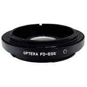 Opteka Canon FD (Manual Focus) Lens to Canon EOS EF (Auto Focus) Body Mount Adapter with Optical Elements