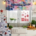 thumbnail image 5 of Colorful Oil Painted Curtain Valances for Windows, Kitchen Valance Window Treatments Panel 2 Pack, Modern Artwork Abstract Rod Pocket Short Curtains for Bathroom Bedroom 60 x 18 Inch, 5 of 8
