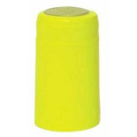 

GLOSS YELLOW PVC SHRINK CAPSULES 12 pack