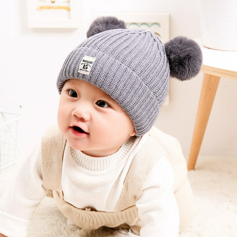 Baby Hat Pom Pom Infant Caps Baby Boy Girl Toddler Hats Infant