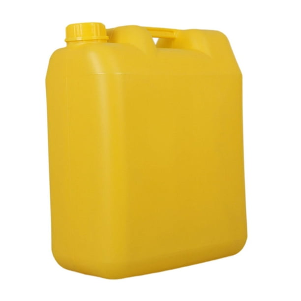 Jarra de HDPE de 5,28 galones, botella mezcladora para soluciones de limpieza, agua, fluidos y salsas Amarillo