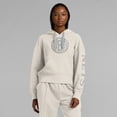 thumbnail image 4 of Women's Fanatics Cream Brooklyn Nets Elements Next Pullover Hoodie, 4 of 7