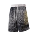 thumbnail image 4 of EOYWHK Beach Shorts for Men Casual Elastic Waist Drawstring Casual Shorts Soft Lightweight Breathable Workout Shorts for Men Black L, 4 of 5