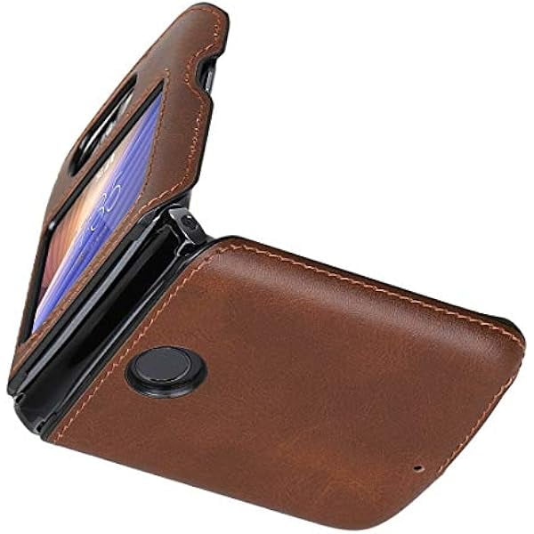 wonima11 Compatible with Motorola Razr 5G (Razr 2nd Gen) 2020 Case - Black