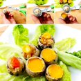 thumbnail image 4 of 4 Piece Quail Egg Scissors, Stainless Steel Quail Egg Scissors, Small Quail Egg Scissors, Quail Egg Opener, Eggshell Opener Kitchen tool, for Home, Restaurant, Kitchen (Green), 4 of 5