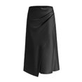 thumbnail image 7 of fatyb Womens Satin Maxi Skirts Elegant Flowy Silk Skirt High Waisted A-Line Long Skirts for Women, 7 of 7