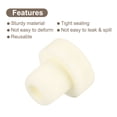 thumbnail image 4 of Unique Bargains 0.6x1.02inch T Shaped Reusable Sealing Wine Stopper Bottle Plugs, White 24Pack, 4 of 6