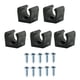 thumbnail image 4 of Clips para palos de piscina, 5 uds., Clips para caña de pescar, estante montado en la pared, Clips de almacenamiento, 4 of 9