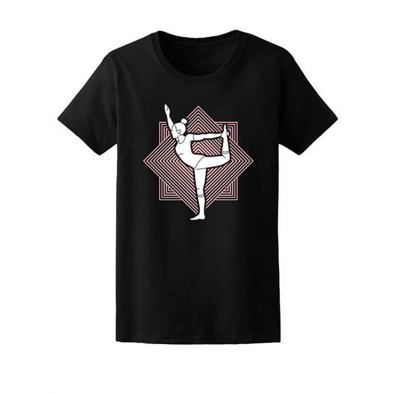 Woman Practicing Yoga Pose T-Shirt Women -Image by Shutterstock, Female Medium