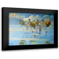 West, Ronald 14x12 Black Modern Framed Museum Art Print Titled - The Scenic Route