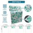 thumbnail image 6 of Spring Flowers Table Runner 90 Inches, Green Blossom Watercolor Botanical Florals Bed Runner Dresser Scarves Tabletop for Indoor Outdoor Parties/Ceremony/Banquet, 13" x 90", 6 of 9
