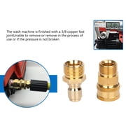 Yammee High Pressure Washer M22 Adapter Quick Connector Quick Release Fitting Power Washer Fast Connection Quick Coupler 1 Pair