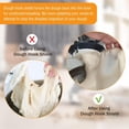 thumbnail image 6 of Dough Hook Shield Kitchen Mixers Accessories to Prevent Mess in Baking and Cooking Plastic Dough Hook Protective Cover, 6 of 15