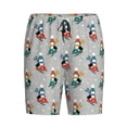 thumbnail image 3 of Picia Skiing penguin Pajama Shorts for Men, Men's Pajama Bottoms, Sleepwear,Short Pajama Pants-3X-Large, 3 of 9
