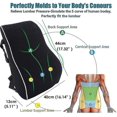 thumbnail image 4 of Lumbar Support Pillow For Office Chair Car Memory Foam Back Cushion For Back, 4 of 5