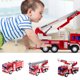 thumbnail image 3 of Vehículo de Ingeniería de Bomberos Juguete Modelo de Camión de Bomberos Plástico Simulador Juguete Niños Regalo de Cumpleaños sidaley WJ3837-01B, 3 of 7