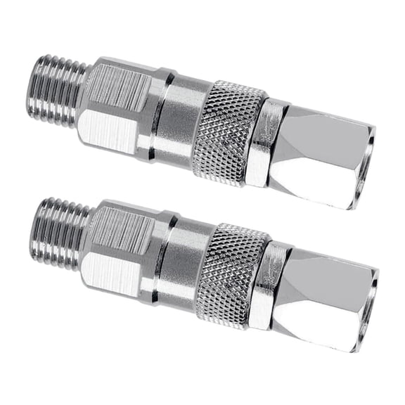 2Pcs Steel Airless Sprayer Swivels Fittings Joints 360Degree Rotation Accessories
