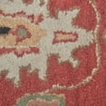 thumbnail image 3 of Rugsotic Carpets Hand Tufted Wool Eco-Friendly 2'6''x10' Area Rugs Runner Red Beige Oriental High Pile Thick Handmade Anti Skid Indoor Rug for Living Room, Bedroom K00535, 3 of 6